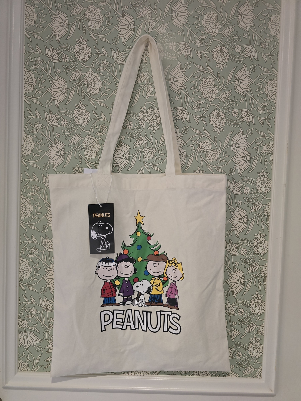 Peanuts Christmas-themed Canvas Tote Bag
